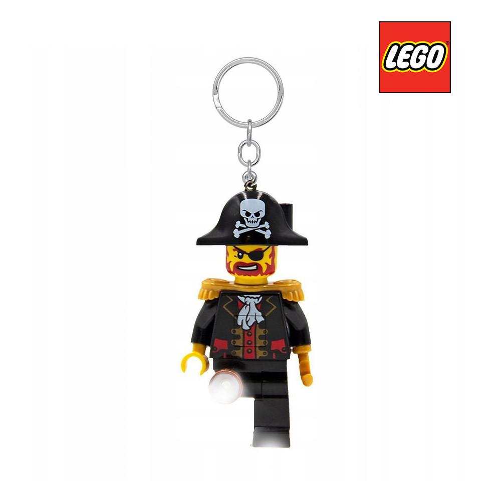 레고 해적선 선장 브릭비어드 키체인 LED 열쇠고리 키홀더 KE23H