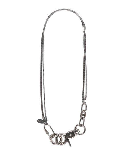 [NF] 레이어드 믹스 체인 목걸이 (SILVER)_F23QE904