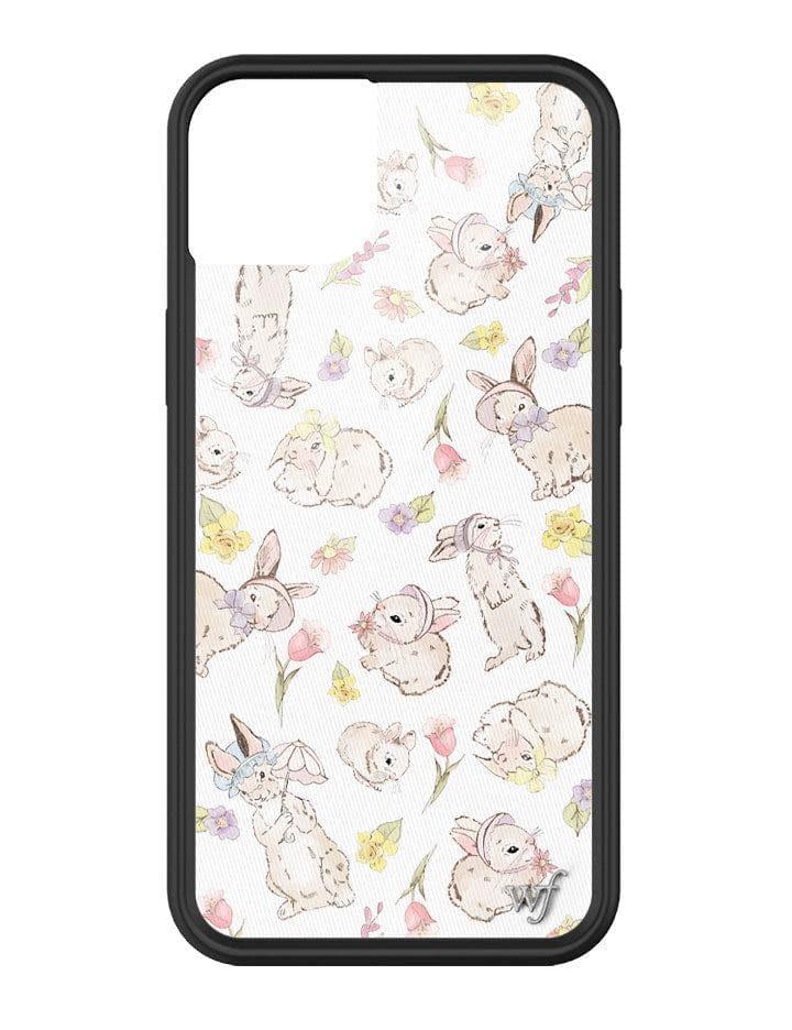 Wildflower Bunnies in Bonnets iPhone 14 Case