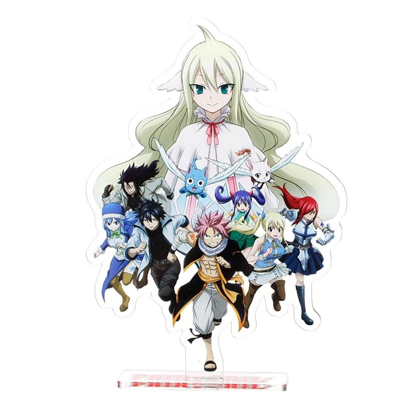 양면 액션 피규어 애니메이션 페어리 테일 아크릴 스탠드 모델 완구 펜던트 장난감 선물