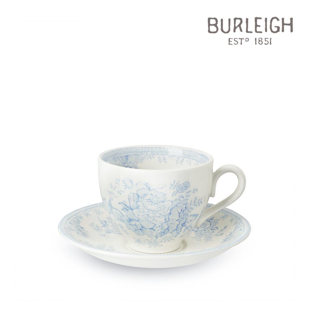 [버얼리] 블루 아시아틱 페잔트 티 컵 & 소서