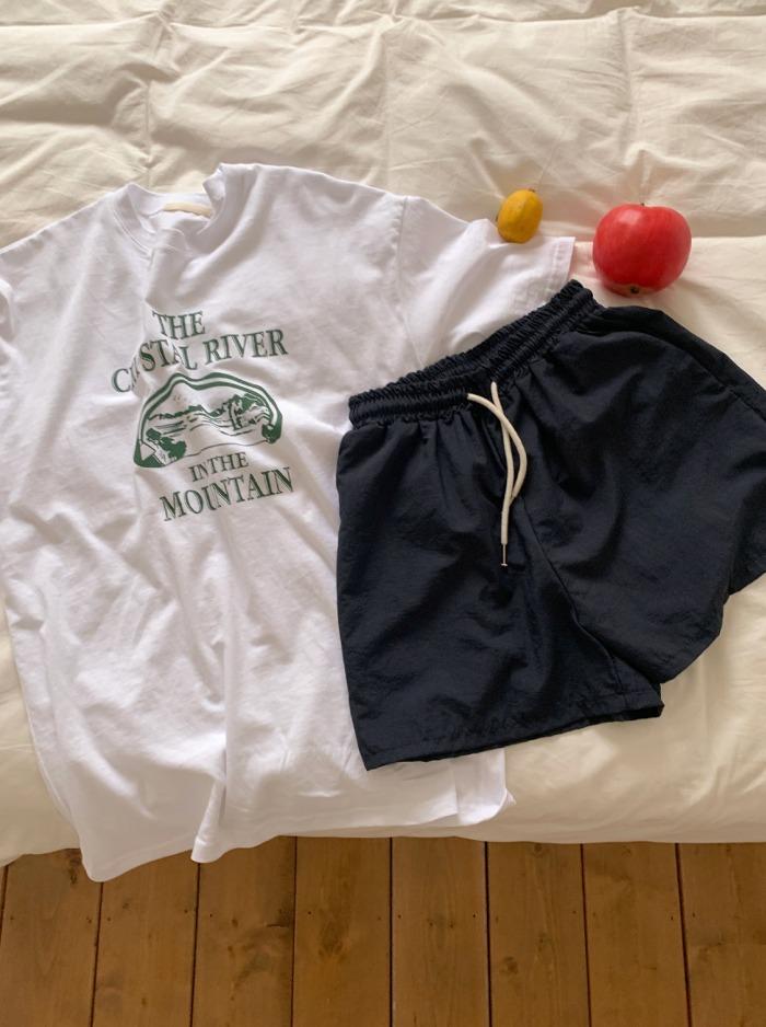 스윔 썸머 하프 밴딩팬츠 - 3 color