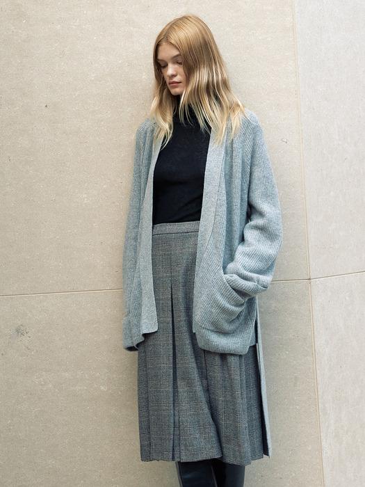 [Day-Wool] Wool Pleated Midi Skirt