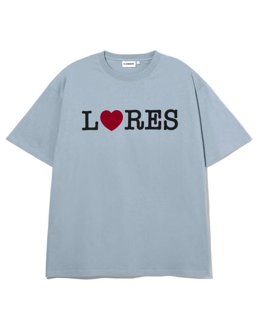 I Love LORES S/S Tee - Slate