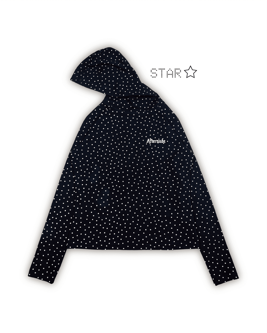 TINY STAR HOODIE (BLACK)