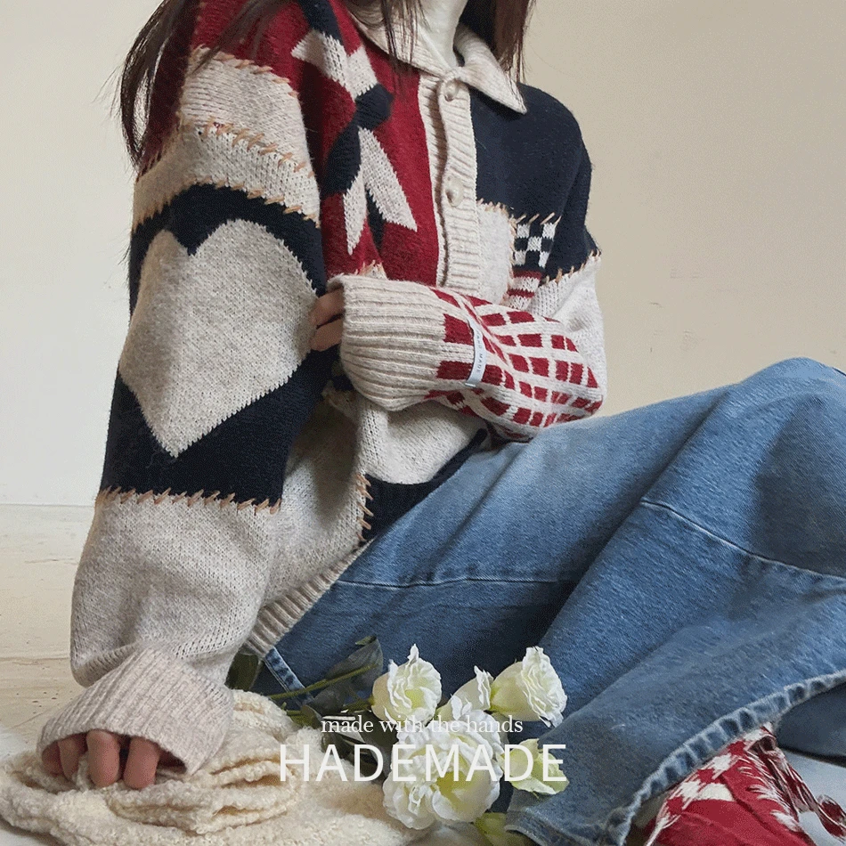 울자가드핸드메이드가디건-cd