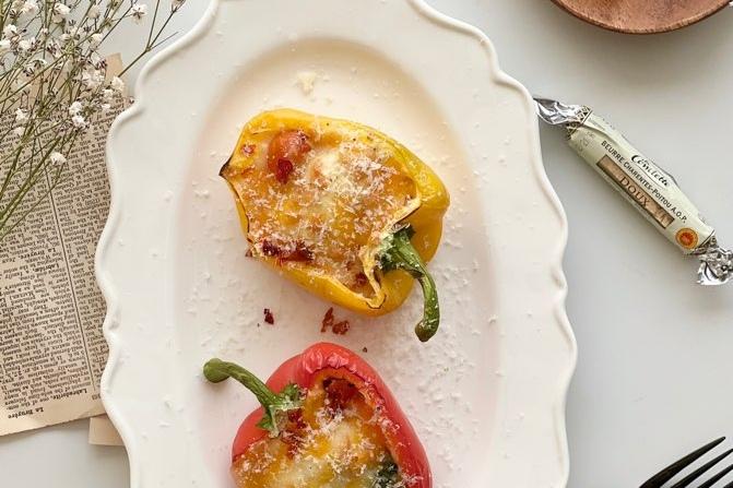 화이트 식기  오벌 접시 벨르 M