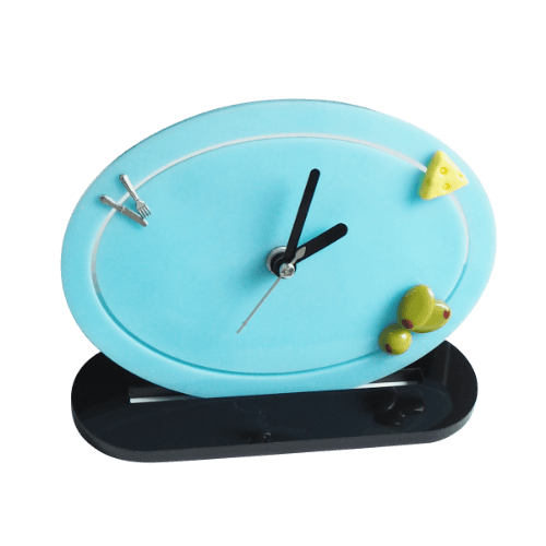 platter table clock