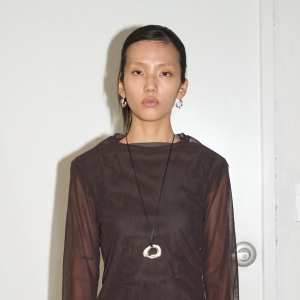 Essential Mesh Top (Brown)