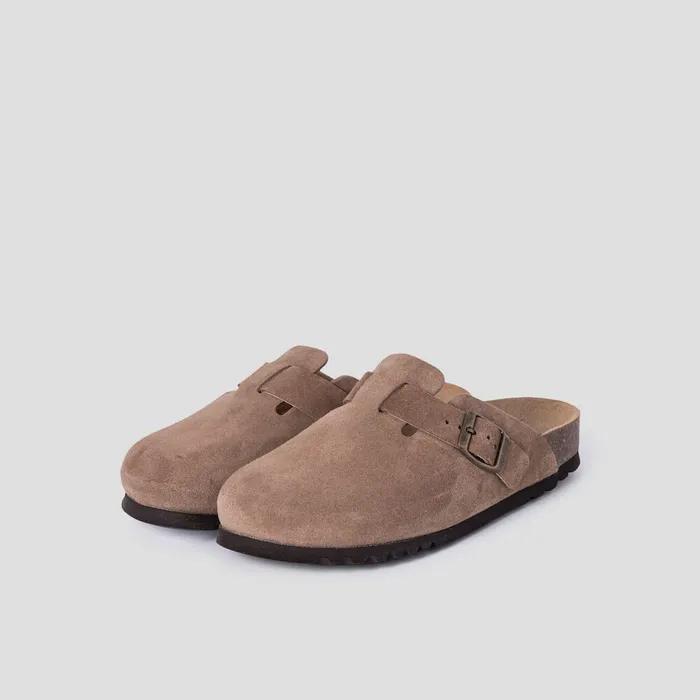(WOMEN) 코르크 미드솔 크로그 샌들  브라운 (HH44K2C16D)