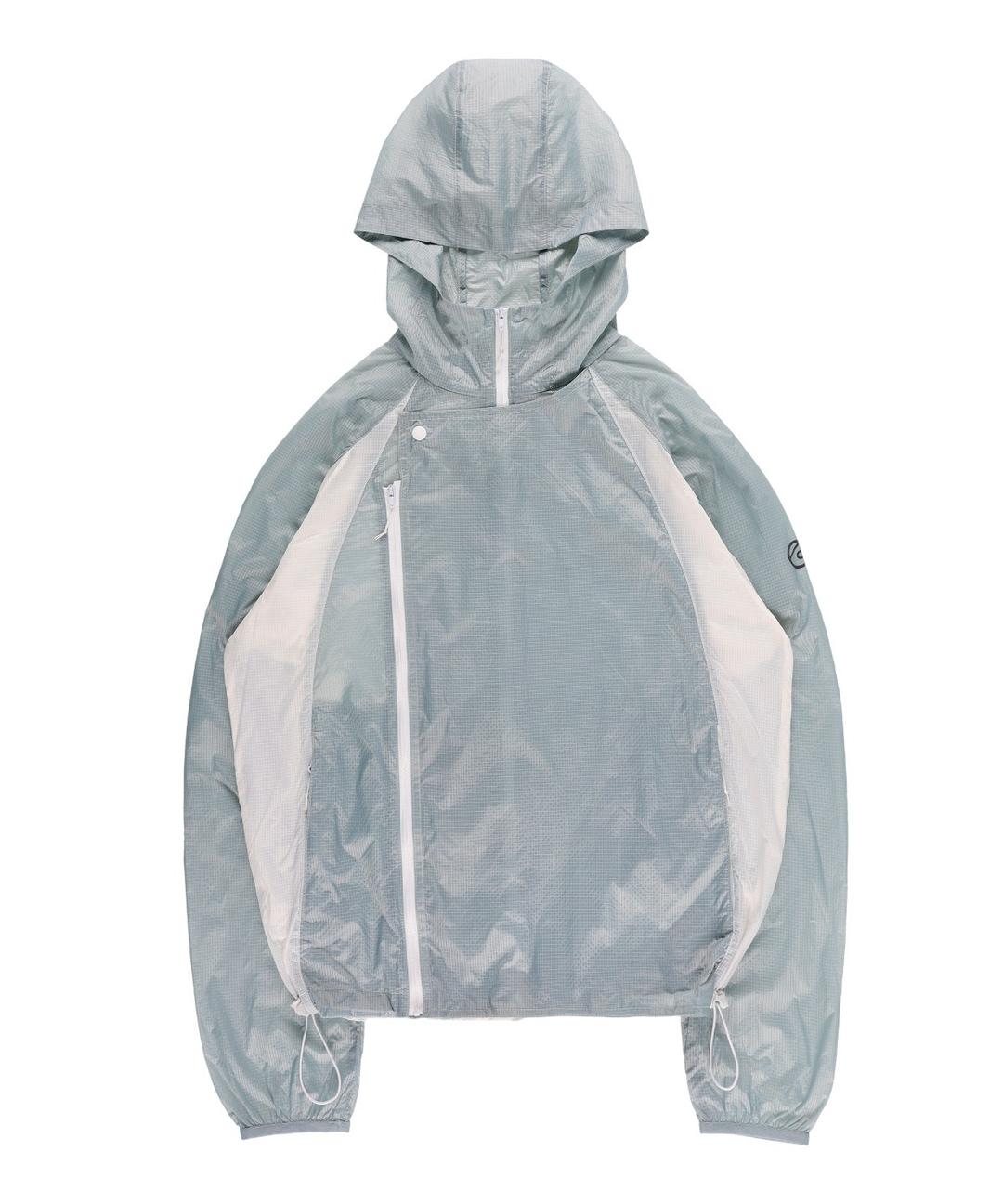 OPAQUE WINDBREAKER JACKET ICE GRAY