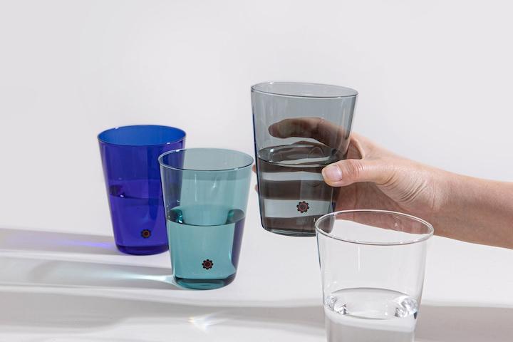 [5%쿠폰][1+1]엘글라스 내열 유리컵 하이볼 (4color)(총2p세트)