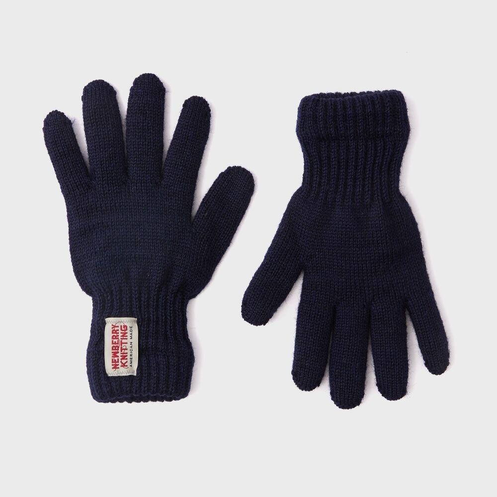 뉴베리니팅 울장갑 - 네이비