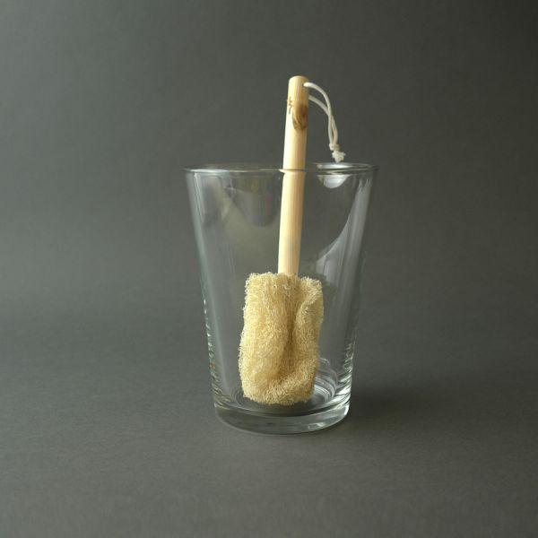 천연 수세미 원통 병솔