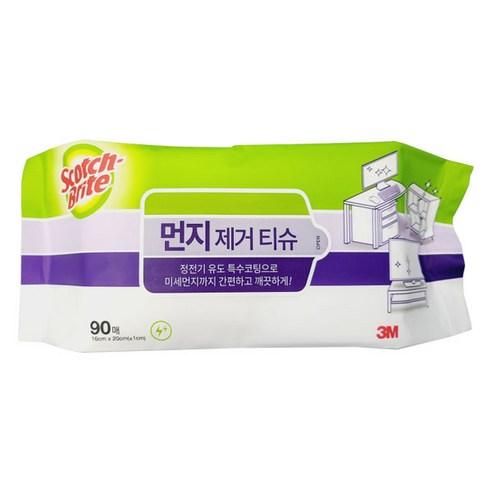 3M 손으로 쓰는 먼지제거 티슈 90매, 16 x 20 cm, 6개 - 청소용품 | 쿠팡
