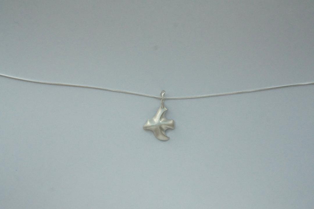 r cross pigeon necklace