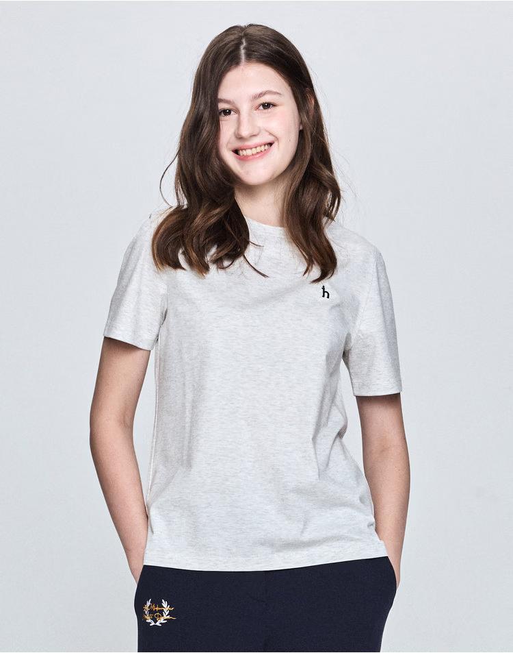 에센셜 모달 반팔 티셔츠 라이트그레이