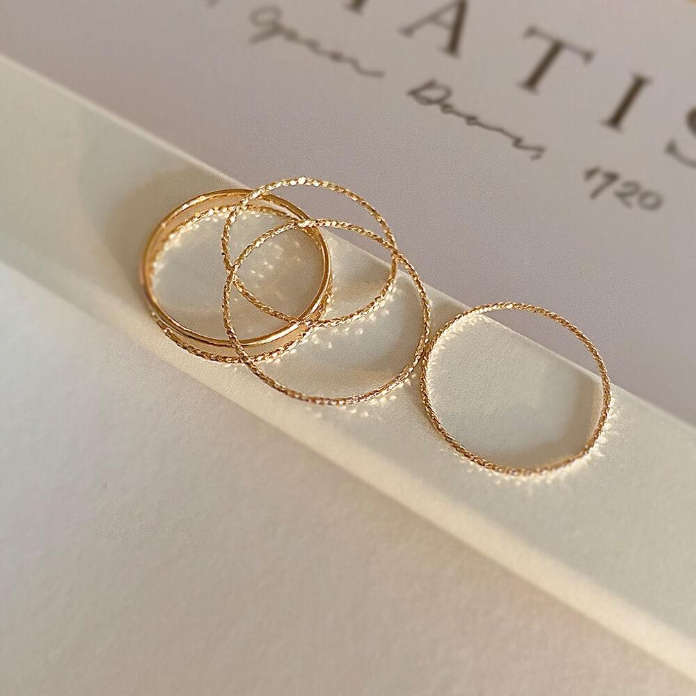14k gold 컷팅 반지