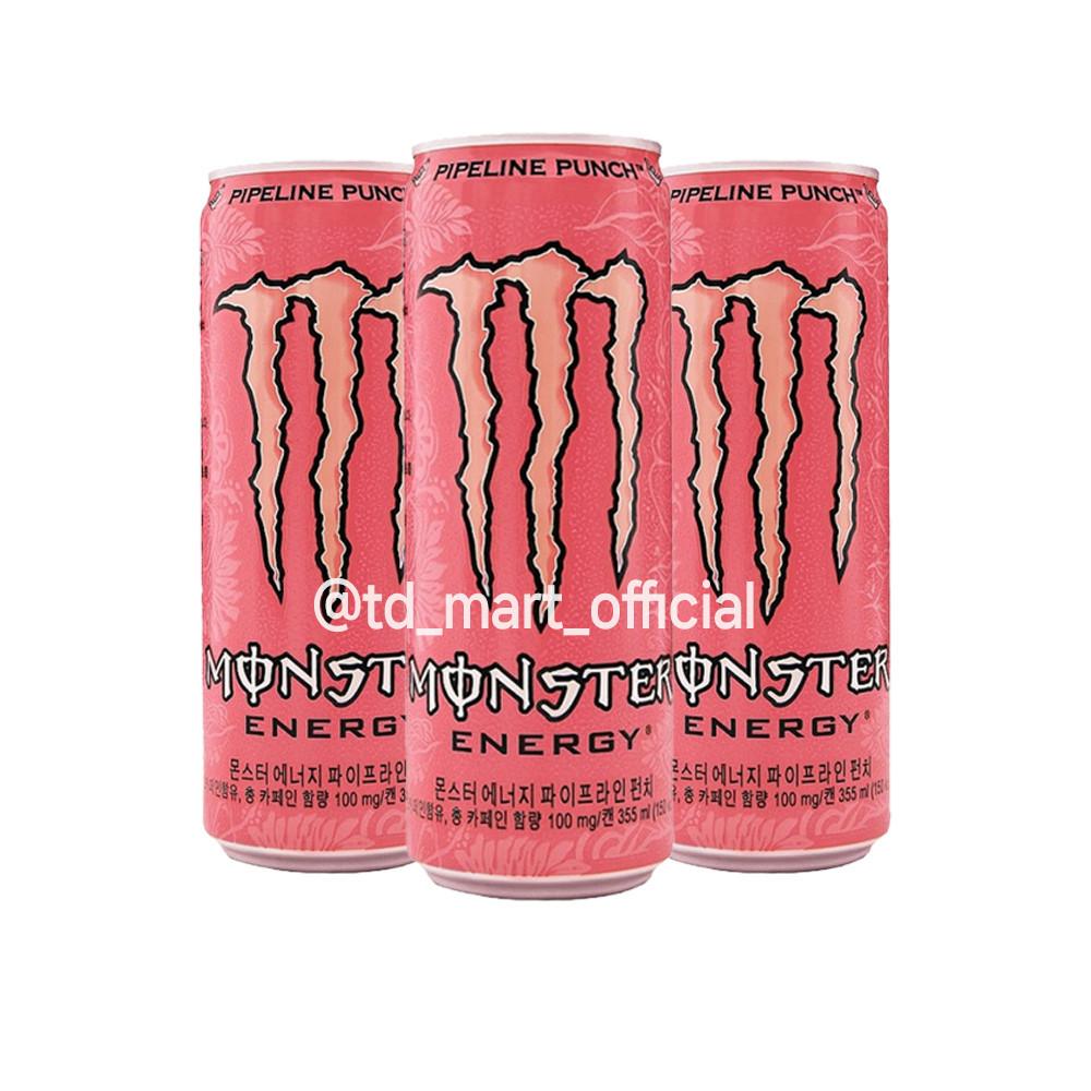 몬스터에너지 파이프라인펀치 (핑크) 355ml 24개 [원산지:상세설명에 표시]