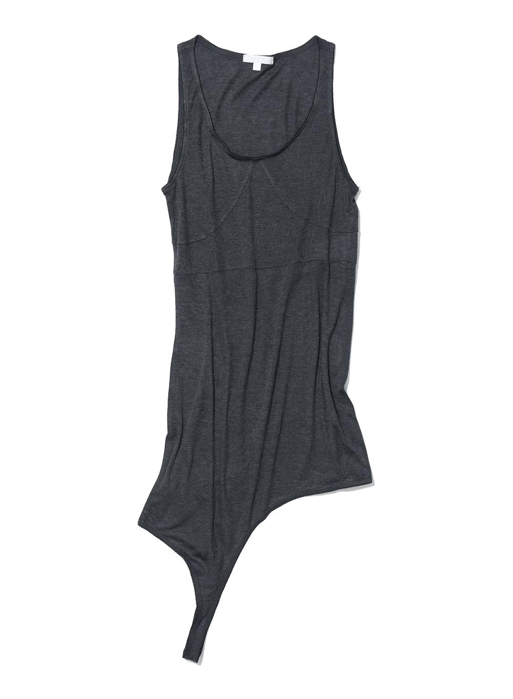[WOMEN] PWC SHEER TRANSFORM SLEEVELESS DRESS_CHARCOAL MELANGE