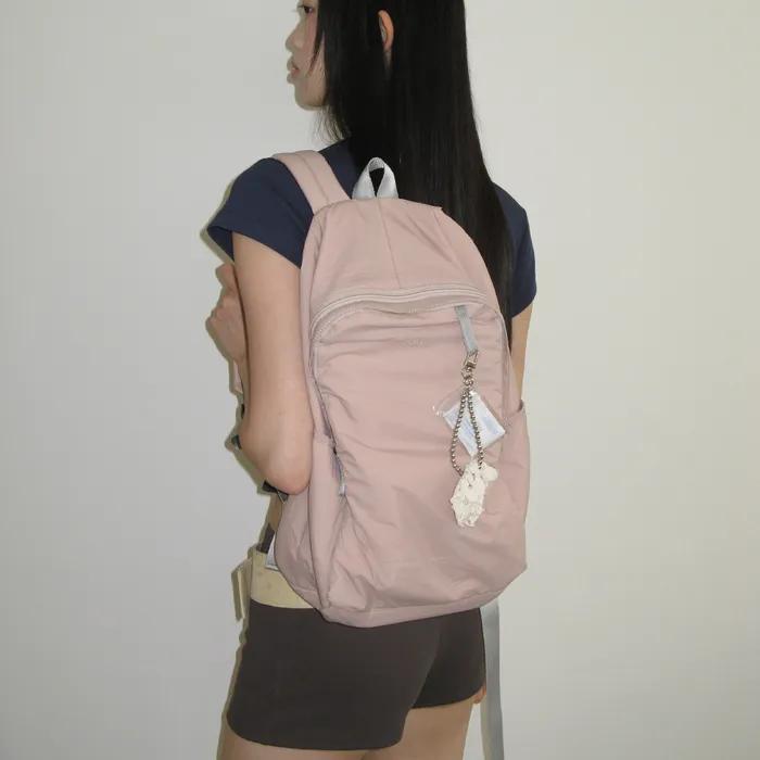 0002 HideSlot Classic Backpack_Powder Pink