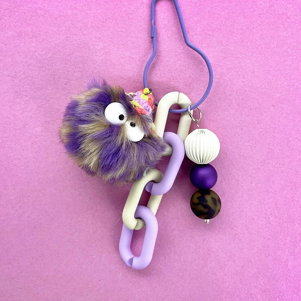 [BY삿치] VI LEOPARD DUST BAG CHARM