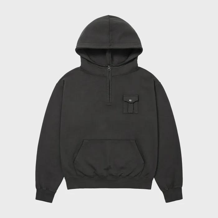 Pocket Hoodie Charcoal