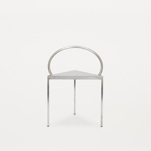 FRAMA / Triangolo Steel Chair_Untreated Stainless Steel
