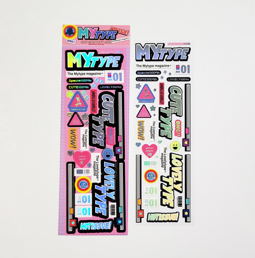 [스닙스니페티스닙] 마이타입 매거진 스티커