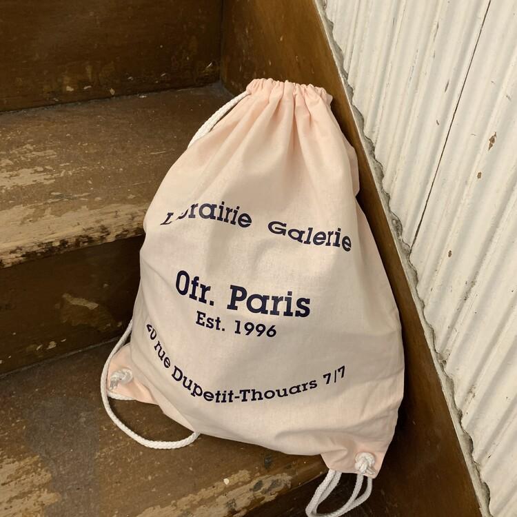 0fr. String Bag - Peach Pink - Navy