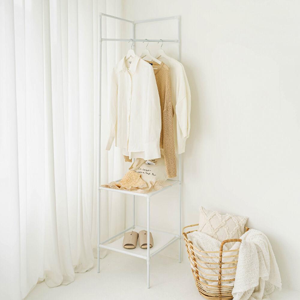 공간활용 코너 행거 (2color)