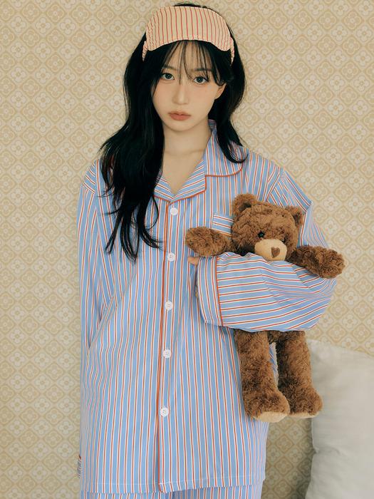 [해원 PICK] 실크핏 시에르 긴팔 커플 잠옷 세트