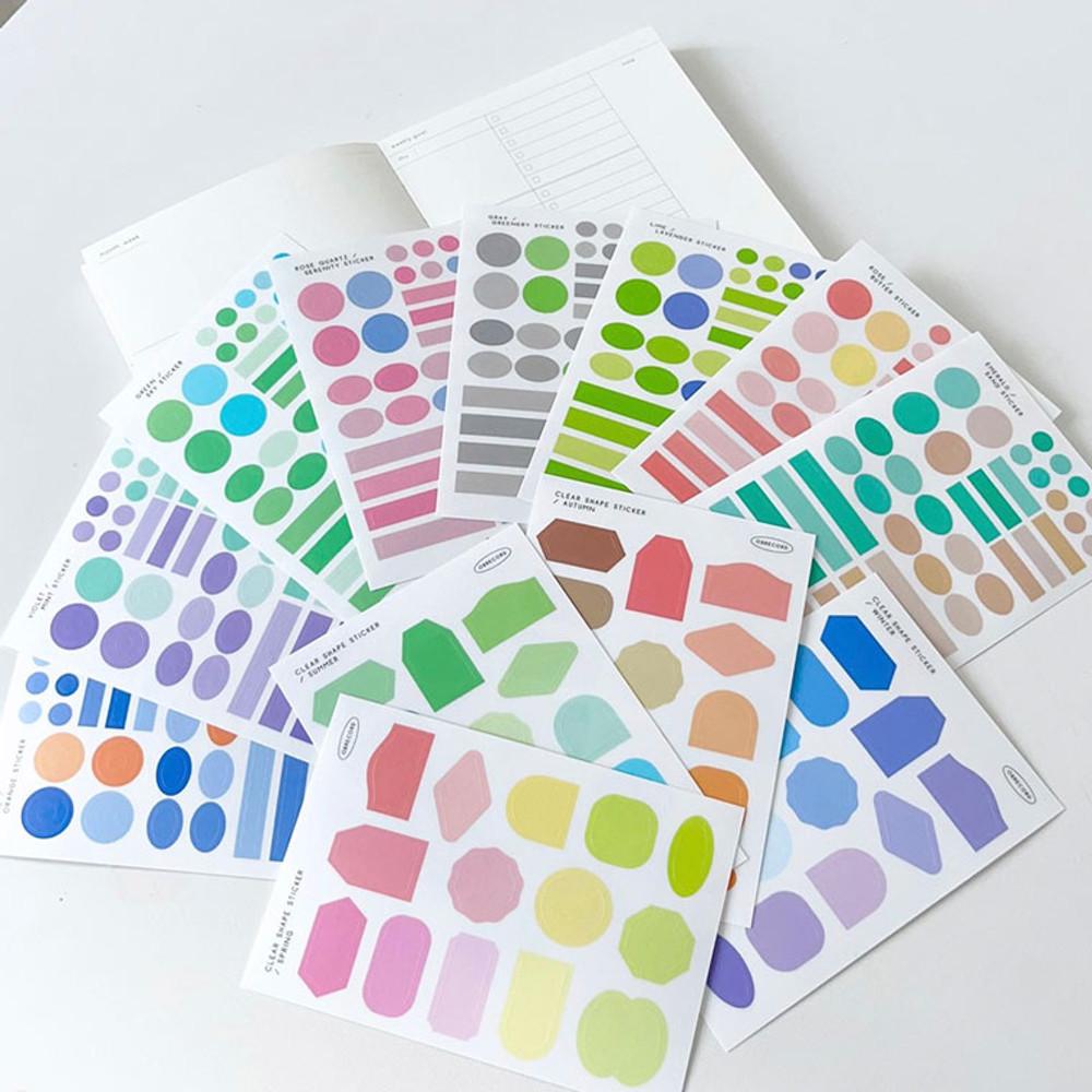 오브레코드 클리어 스티커 팩