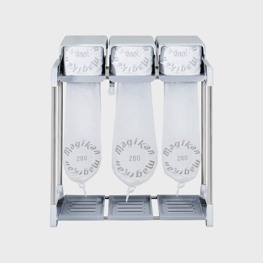 애니블리 3단 분리수거함 재활용 쓰레기통 휴지통 냄새차단 인테리어