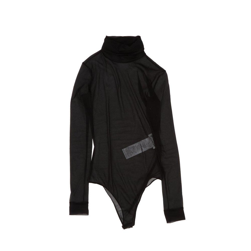 Maison Margiela High Neck Sheer Bodysuit