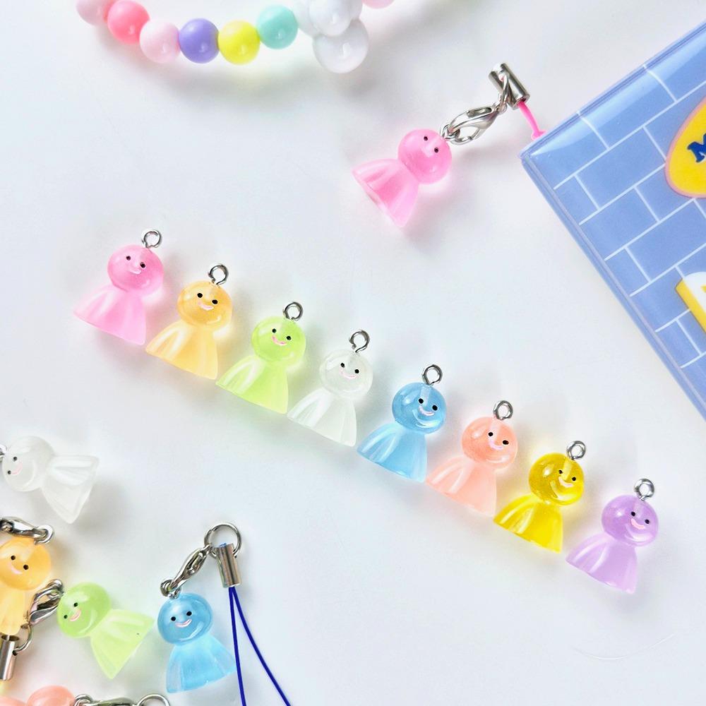 테루테루 보즈 키링 날씨 맑음 인형 야광 펜던트