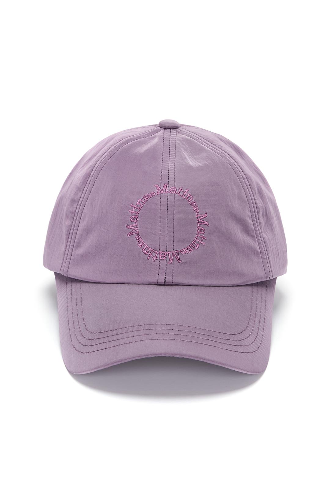 CRISP LOGO BALL CAP IN PURPLE