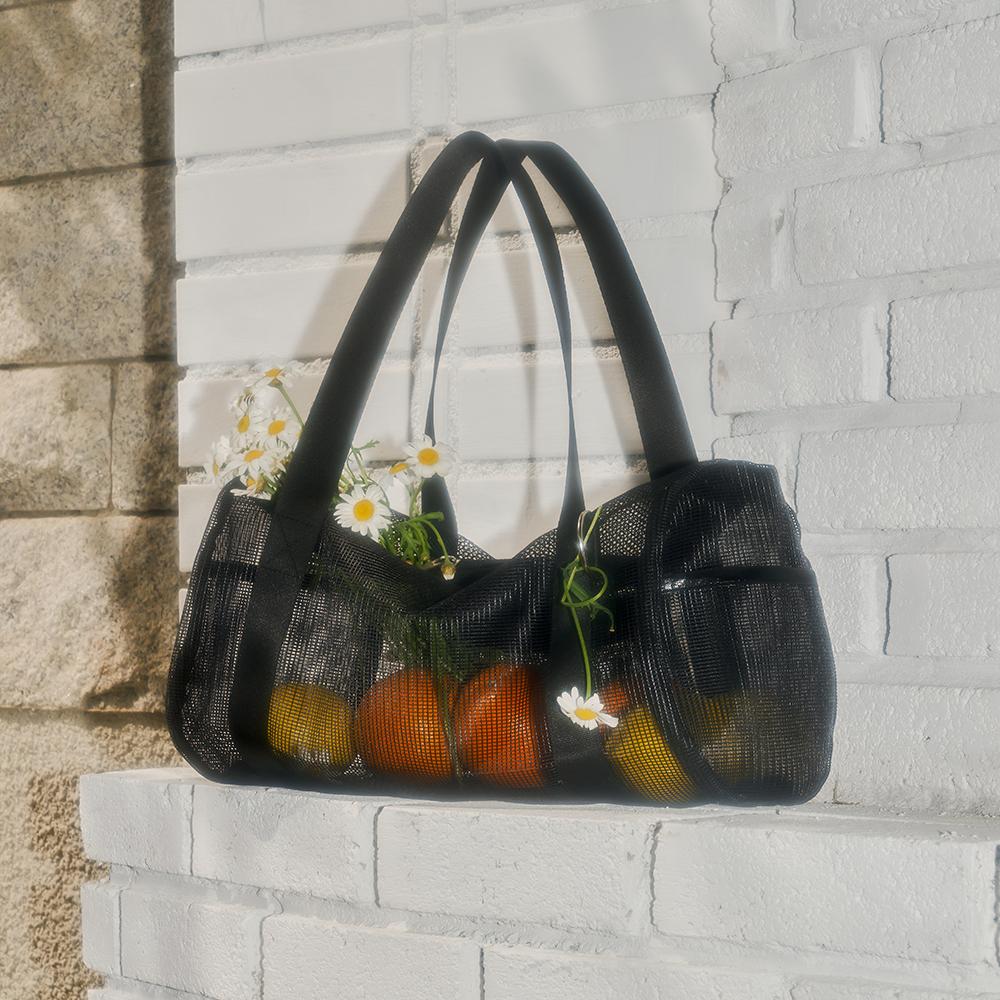 Net Duffle Bag - Black