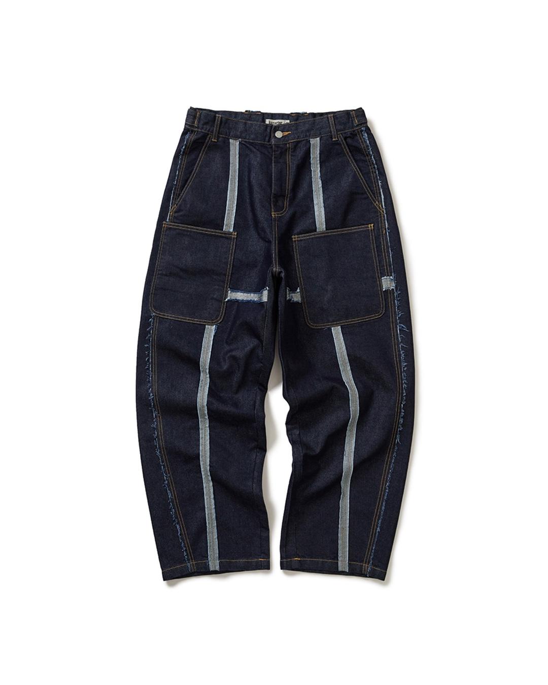 12.5oz flaw denim pants / Indigo