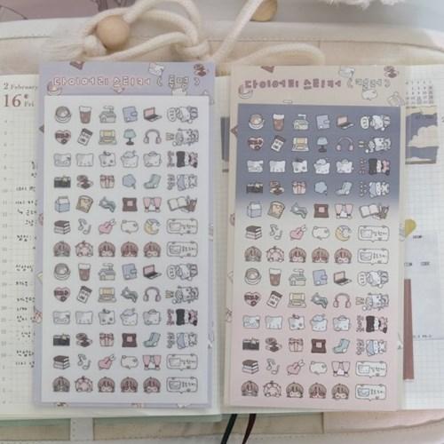 [소소히히] 다이어리 스티커 2종