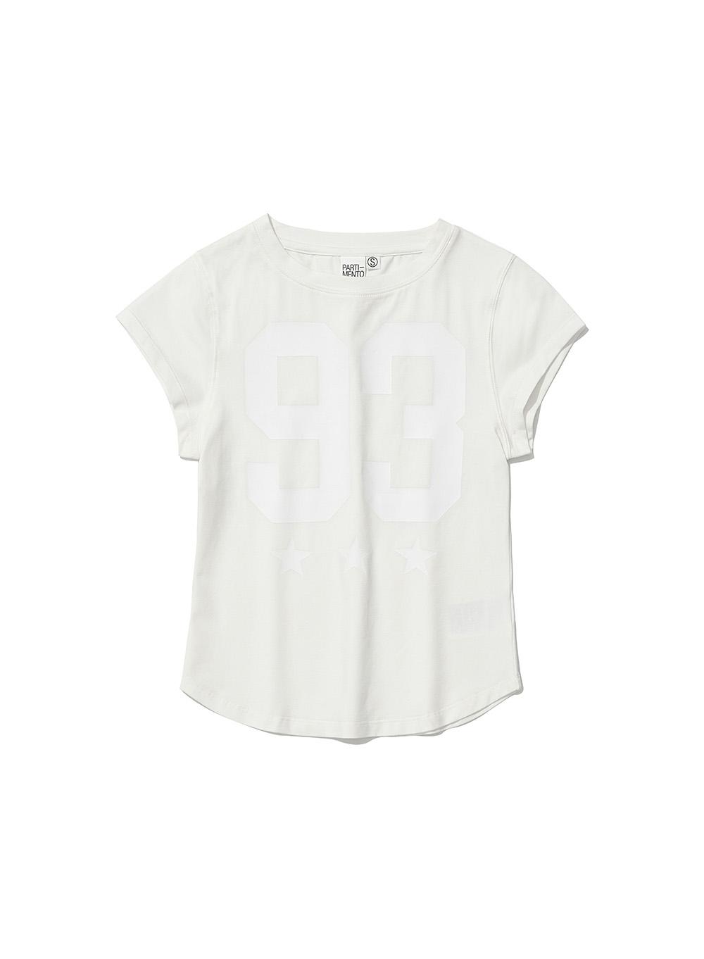 [WOMEN] 93 CIAO PRINTED SHORT SLEEVE TEE_WHITE