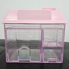 갓생팩토리 멀티 오거나이저 악세사리 문구 보관함 책상 사무실 꾸미기, 핑크, 1개