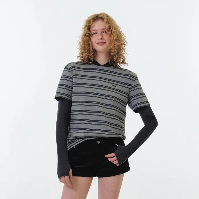 WILA HOODED T-SHIRT (DEEP BLUE)