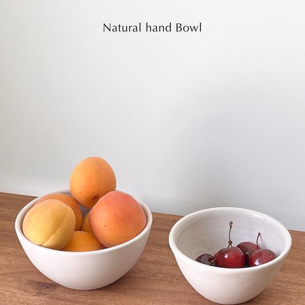 Natural hand Bowl (2 sizes)
