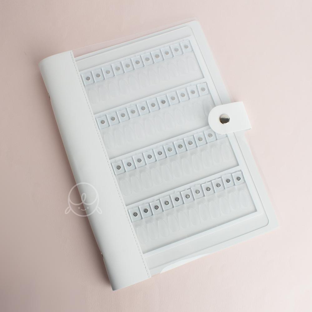 아크릴 탈부착 자석 포트폴리오 네일컬러차트북 팁보관함