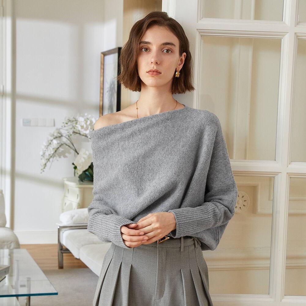 YY_High-grade Slanted off shoulders_3colors