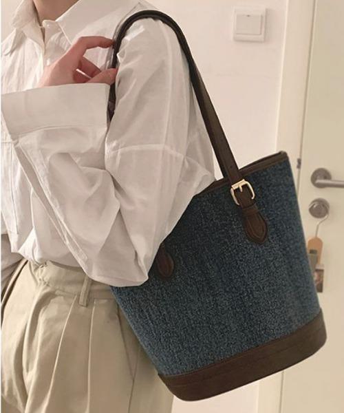 빈티지데님버킷백