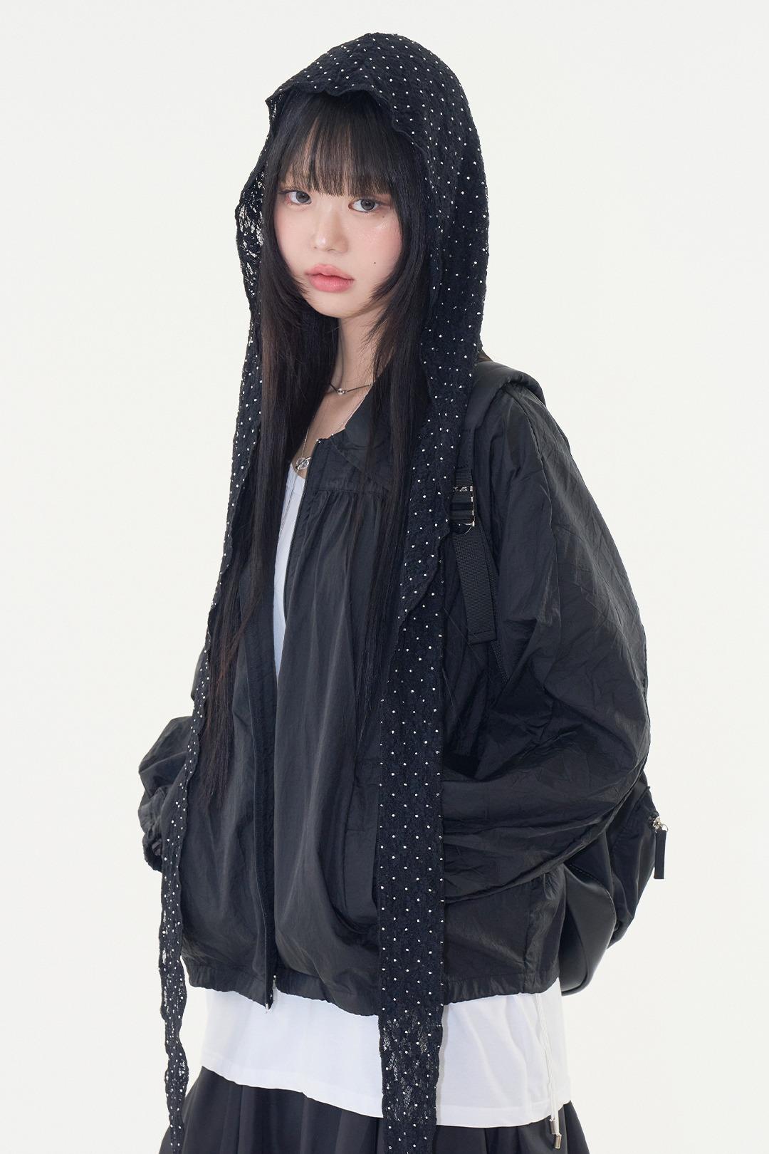 미코노스 시스루 점퍼