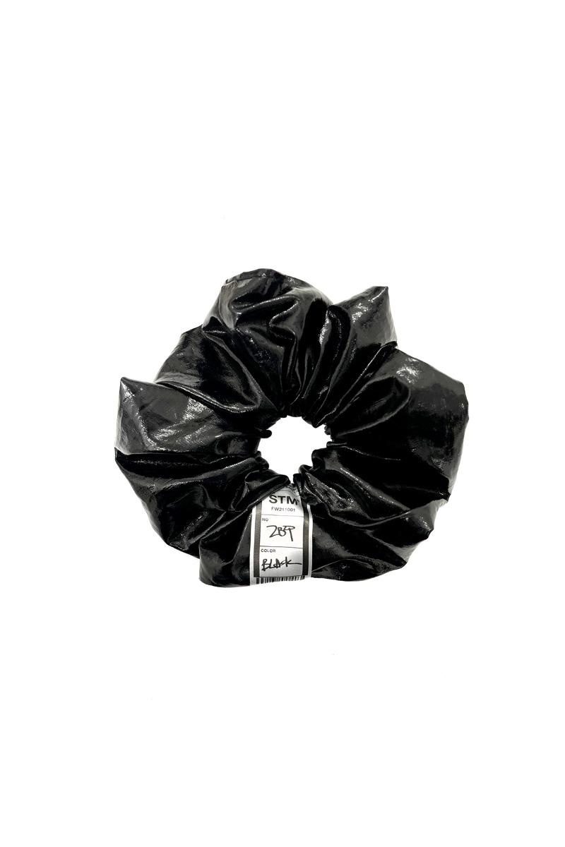 NO.289 [BLACK] SCRUNCHY HAIR 에나멜램스킨 스크런치