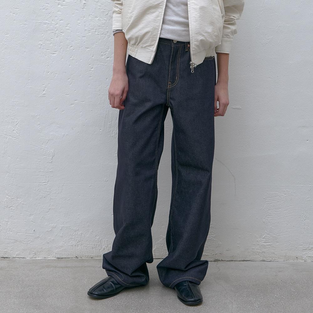 논페이드 데님 팬츠 (인디고 블루)